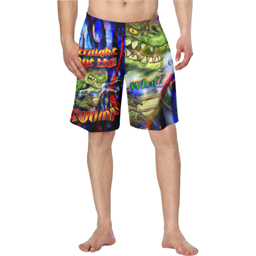 Straight out the Swamp 2 by TheONE Savior @ IMpossABLE Endeavors Men's Swim Trunk (Model L21)