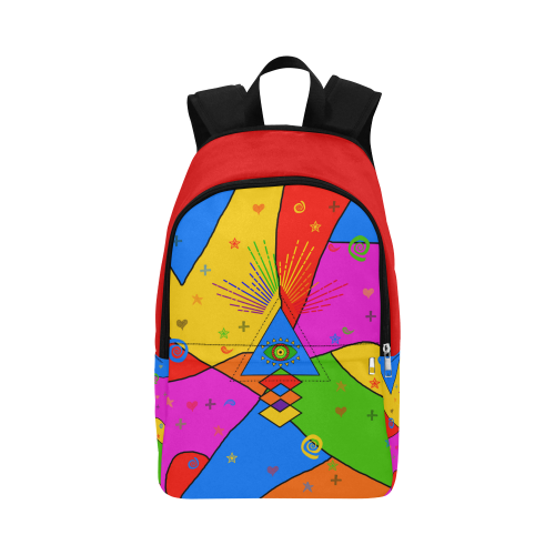 All Seeing Eye Popart Fabric Backpack for Adult (Model 1659)