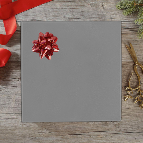 color grey Gift Wrapping Paper 58"x 23" (1 Roll)