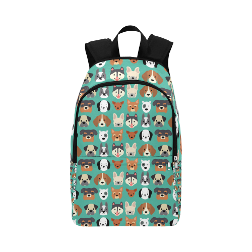 Dog faces Fabric Backpack for Adult (Model 1659)