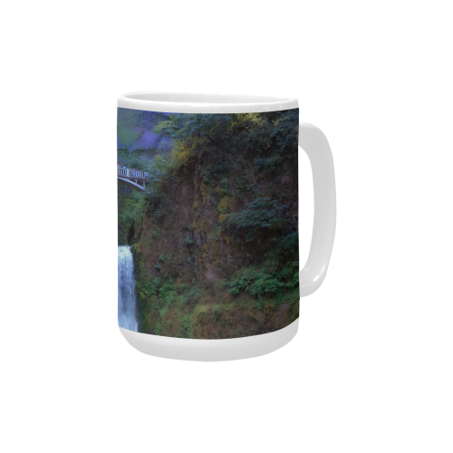 Multnomah falls Custom Ceramic Mug (15OZ)