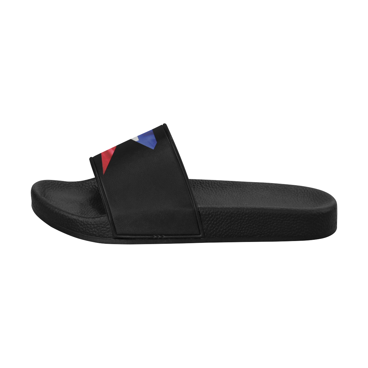 Men's Slide Sandals (Black) Men's Slide Sandals (Model 057)
