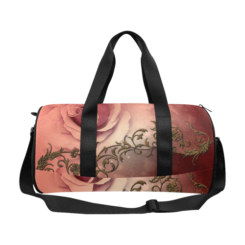 Wonderful roses with floral elements Duffle Bag (Model 1679)