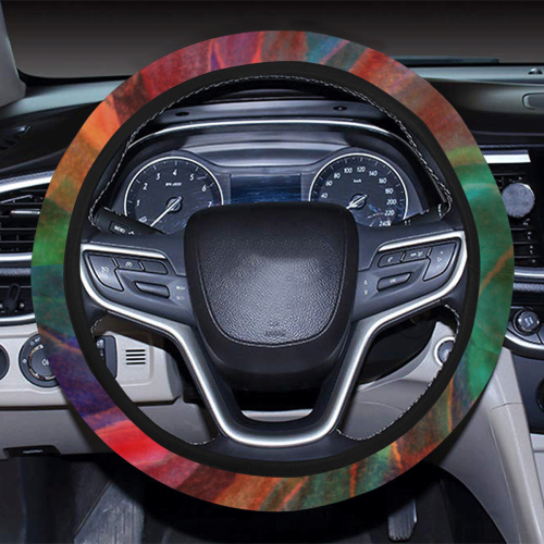 Ray of Twirls Steering Wheel Cover with Elastic Edge