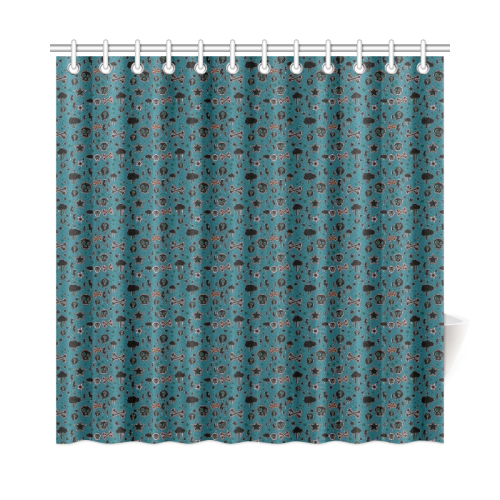 Death Pattern by K.Merske Shower Curtain 72"x72"