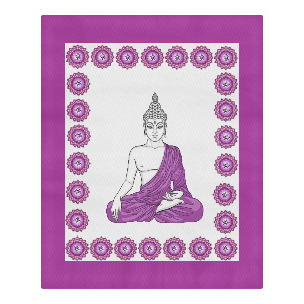 crown chakra meditation 3-Piece Bedding Set
