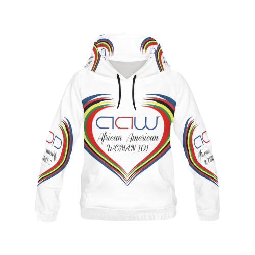 AAW101 Hoodies All Over Print Hoodie for Women (USA Size) (Model H13)
