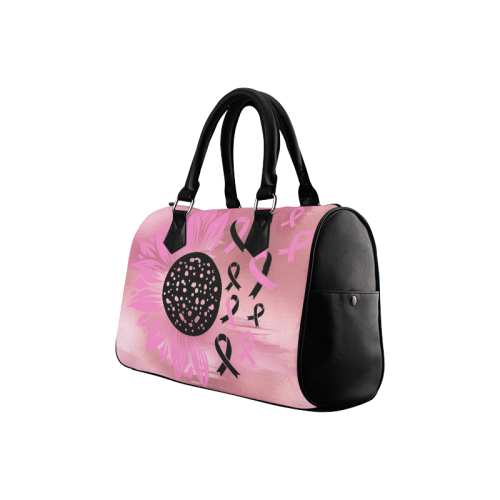 Fairlings Delight's Breast Cancer Awareness Collection- Sunflower 53086 Boston Handbag (Model 1621)