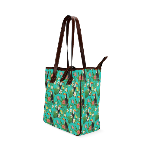 Tropical Summer Toucan Pattern Classic Tote Bag (Model 1644)