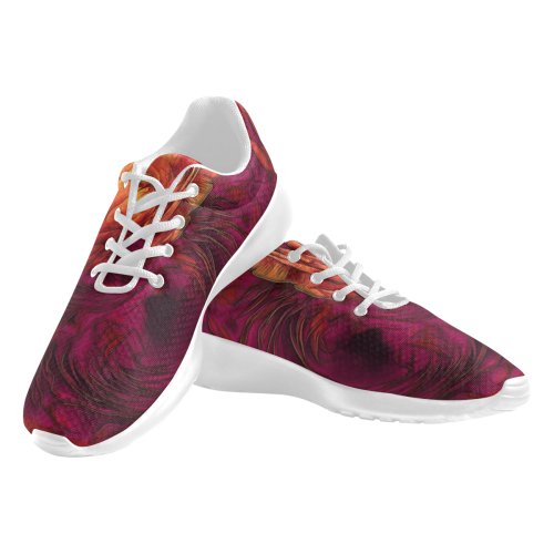 sunset gold Women's Athletic Shoes (Model 0200)
