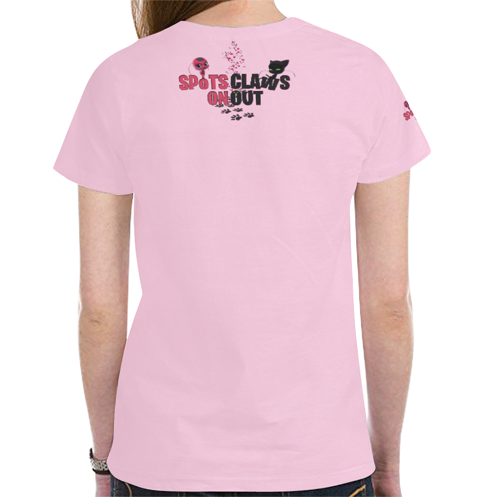 Ladybug New All Over Print T-shirt for Women (Model T45)