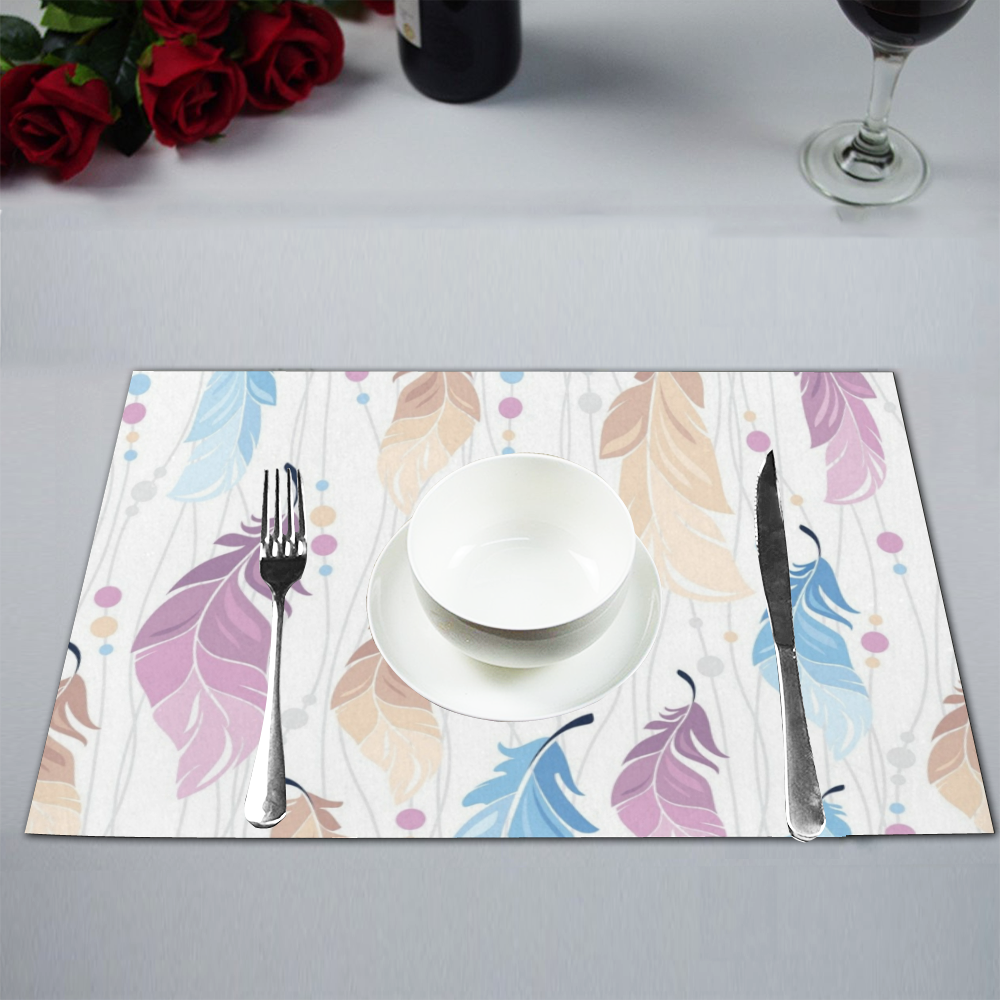 Feathers Placemat 12’’ x 18’’ (Set of 4)