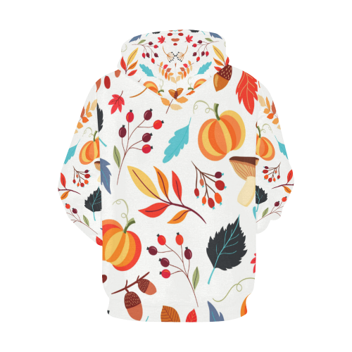 Autumn Mix All Over Print Hoodie for Women (USA Size) (Model H13)