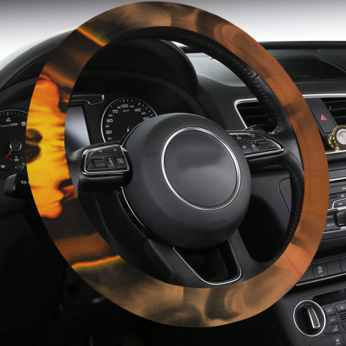 The skulls Steering Wheel Cover with Anti-Slip Insert