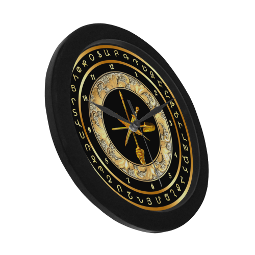 Armenian Zenatrosh Circular Plastic Wall clock