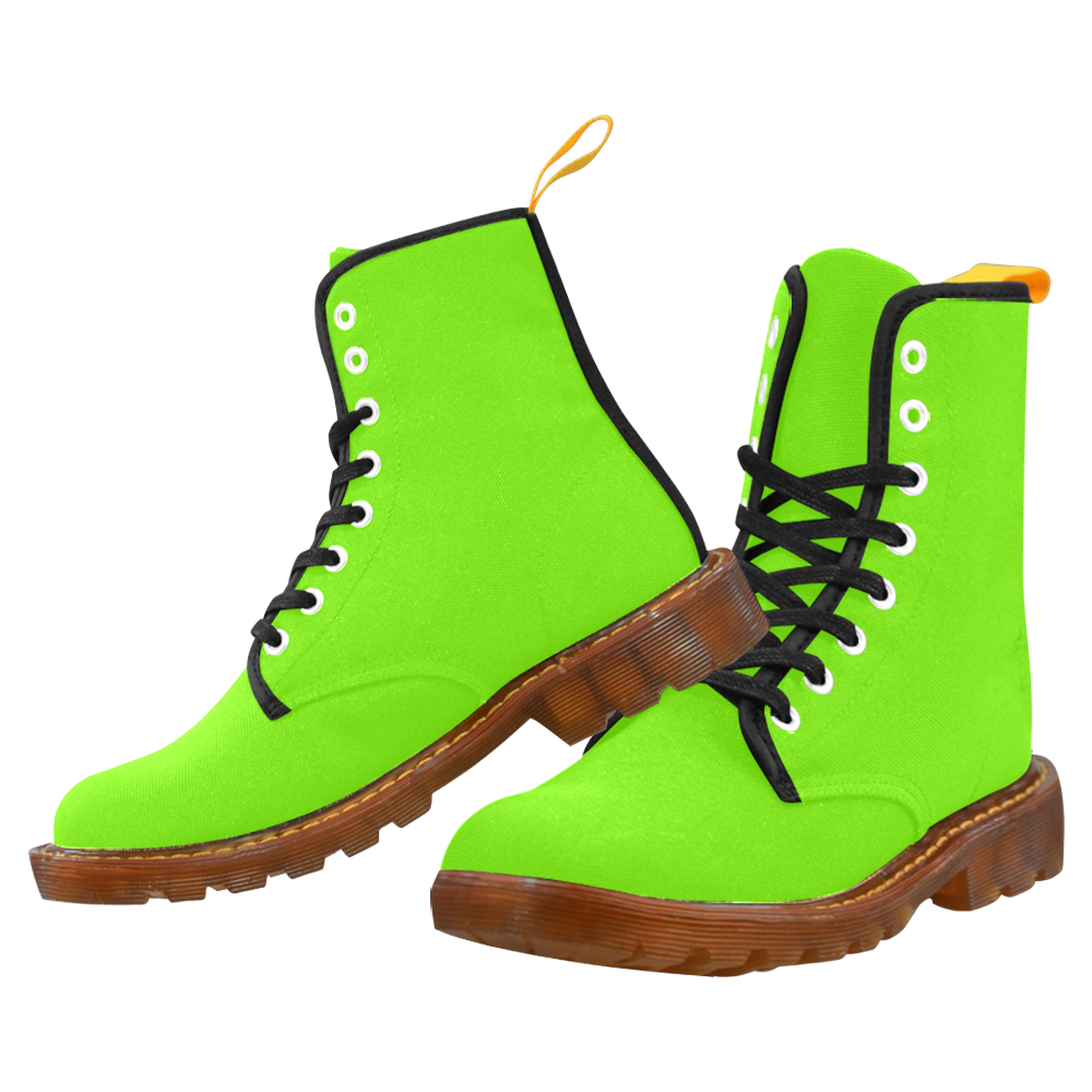 color chartreuse Martin Boots For Men Model 1203H