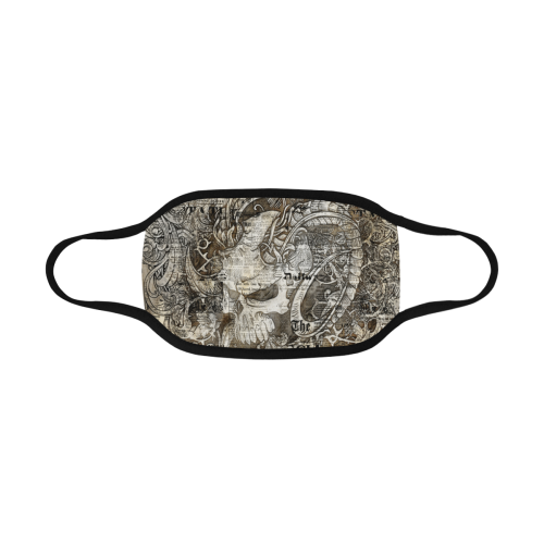 Abstract journal skull Mouth Mask