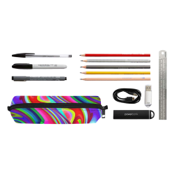 Hot hot Summer 7A by JamColors Pencil Pouch/Small (Model 1681)