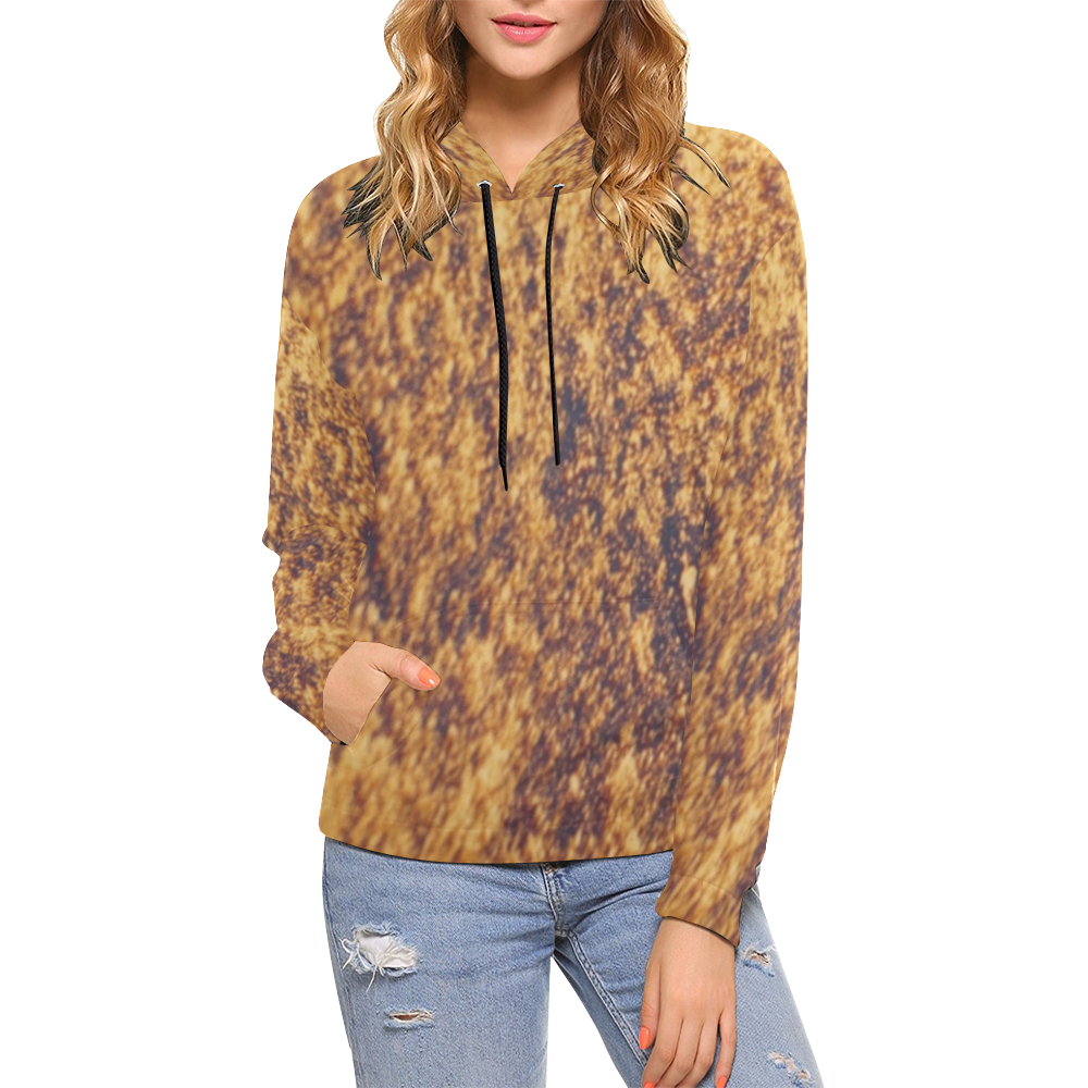 goldieshoodie All Over Print Hoodie for Women (USA Size) (Model H13)