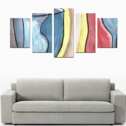 2_cups painting Canvas Print Sets D (No Frame)