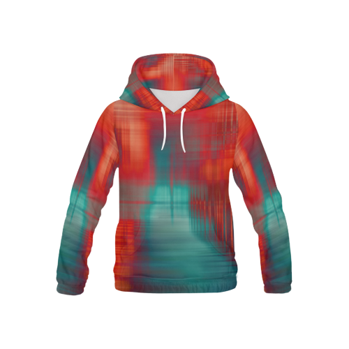 lines All Over Print Hoodie for Kid (USA Size) (Model H13)
