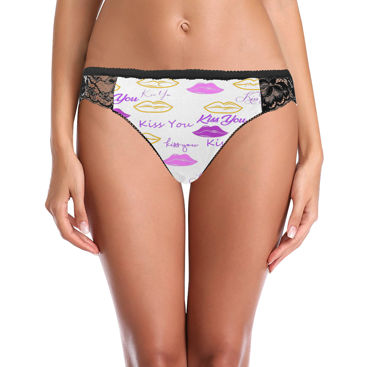 Kiss You Lace Panty Women's Lace Panty (Model L41)