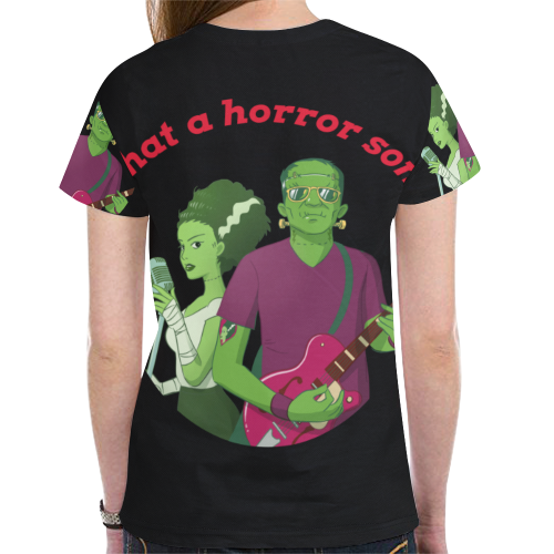 monsters song New All Over Print T-shirt for Women (Model T45)