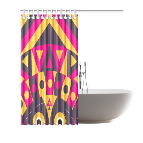 aboriginal tribal Shower Curtain 66"x72"