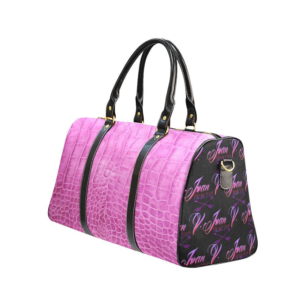 Pink Soul, by Ivan Venerucci Italian Style New Waterproof Travel Bag/Large (Model 1639)