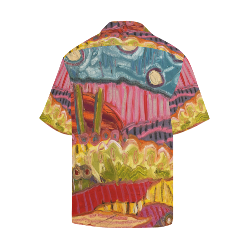 5 saguaros Hawaiian Shirt (Model T58)