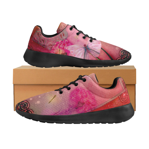 Wonderful butterflies Women's Athletic Shoes (Model 0200)