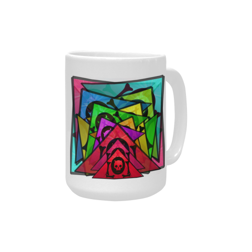 The Lowest of Low Stained Glass Tangram Custom Ceramic Mug (15OZ)