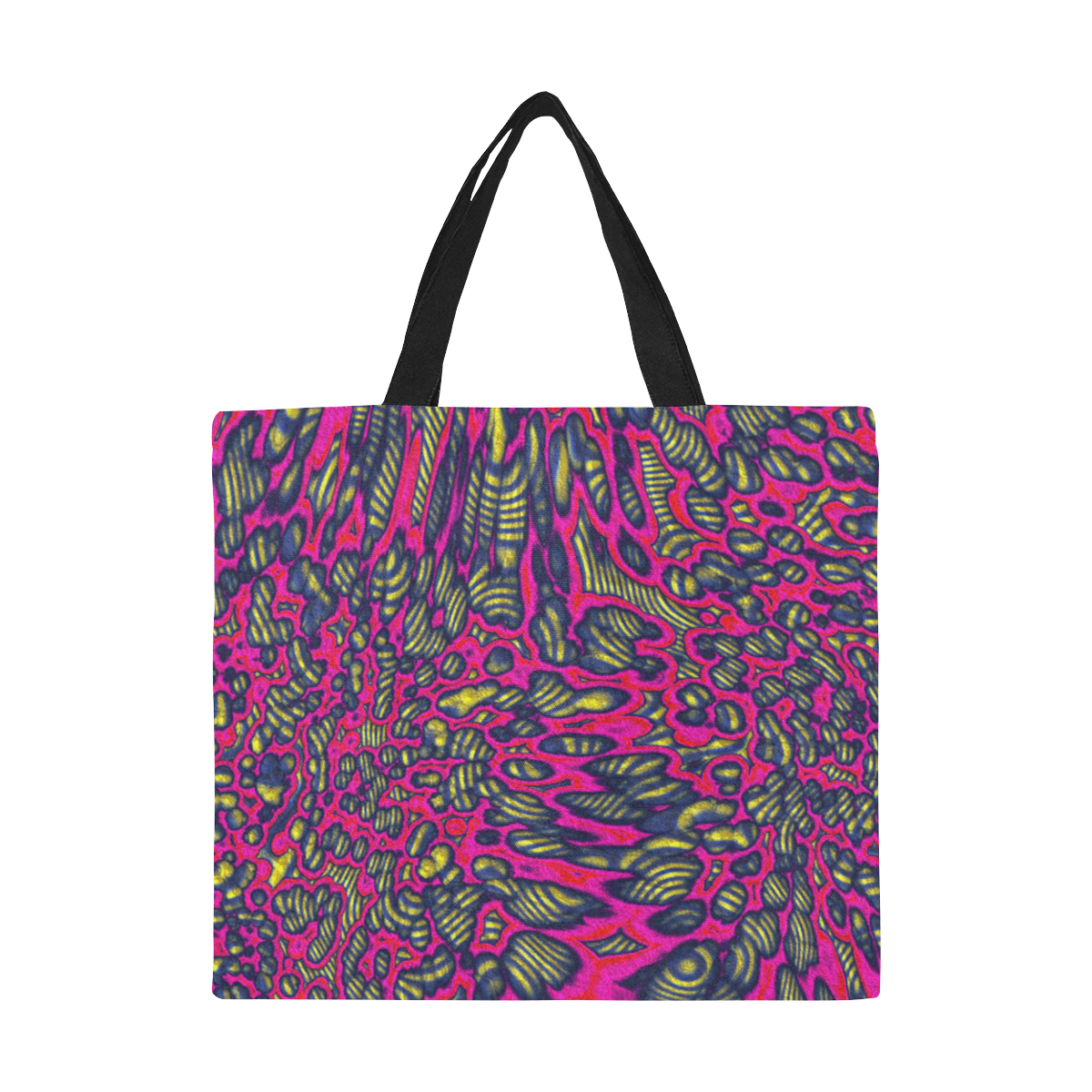 70s chic 1 All Over Print Canvas Tote Bag/Large (Model 1699)
