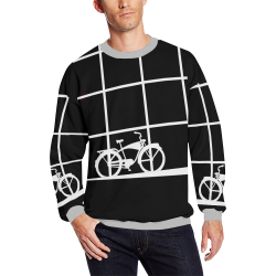GRYNPANEZ All Over Print Crewneck Sweatshirt for Men/Large (Model H18)