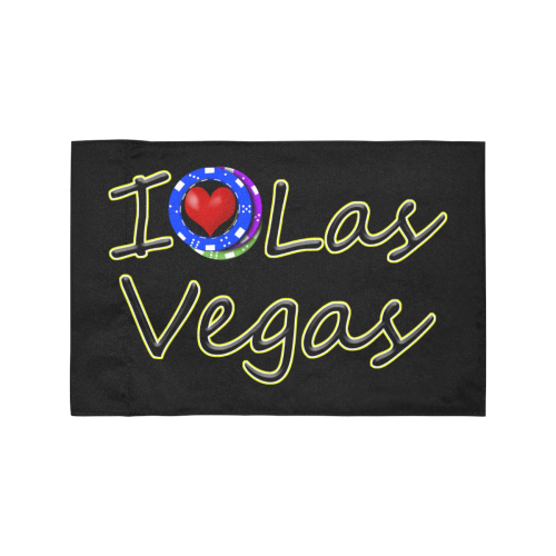 I Love Las Vegas / Black Motorcycle Flag (Twin Sides)