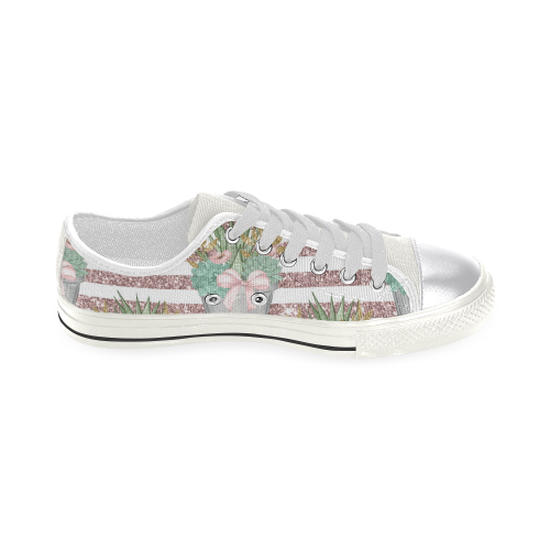 Cute Plant Shoes, Greenery Women's Classic Canvas Shoes (Model 018)