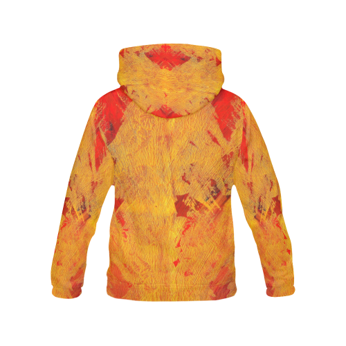 Flamgold All Over Print Hoodie for Women (USA Size) (Model H13)