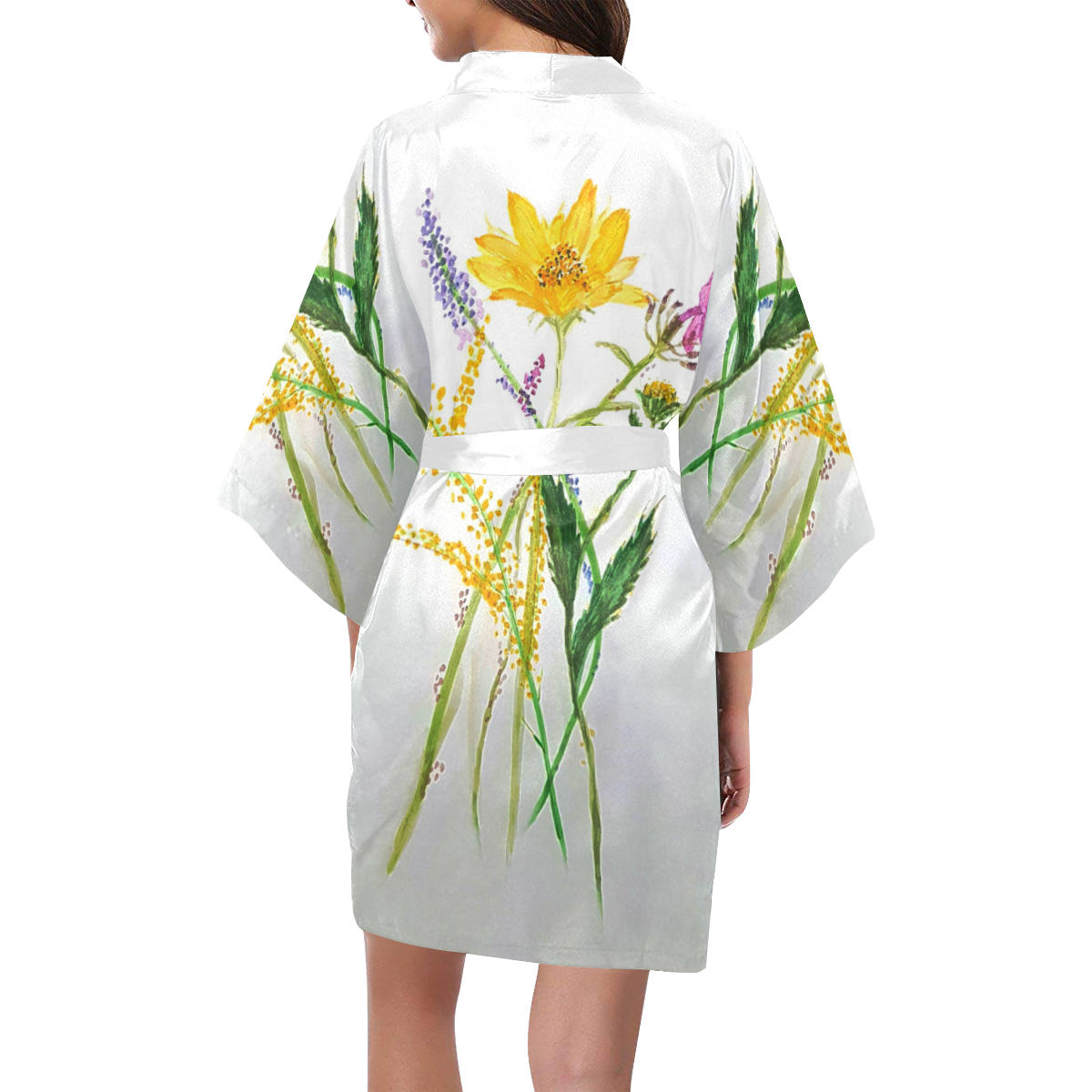 FLOWERS BY JASMIN Kimono Robe