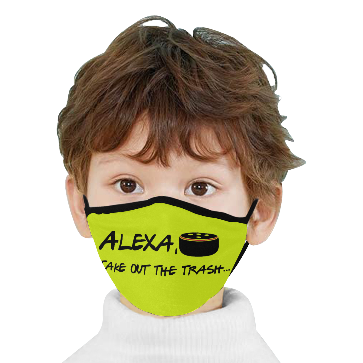 Humor Alexa take out the trash - lime Mouth Mask