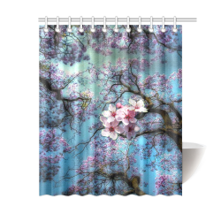 Cherry blossomL Shower Curtain 60"x72"