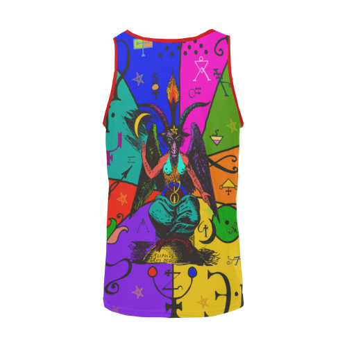 Awesome Baphomet Popart Men's All Over Print Tank Top (Model T57)