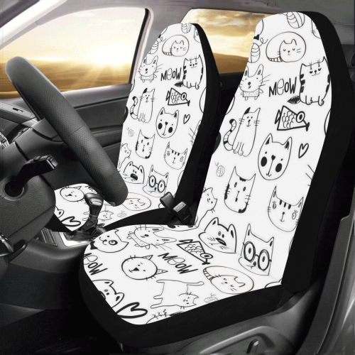 Meow Cats Car Seat Covers (Set of 2)