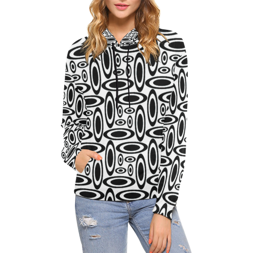 42sw All Over Print Hoodie for Women (USA Size) (Model H13)
