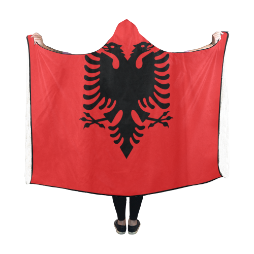 ALBANIA Hooded Blanket 60''x50''