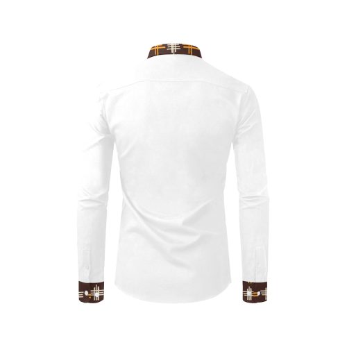 M Shirt 8 Men's All Over Print Casual Dress Shirt (Model T61)
