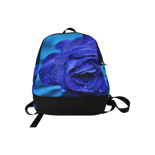 Blue rose Fabric Backpack for Adult (Model 1659)