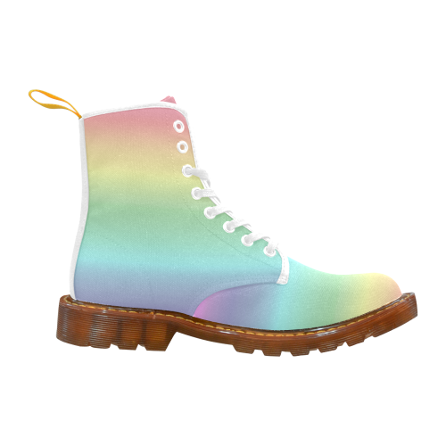 Pastel Rainbow Martin Boots For Men Model 1203H
