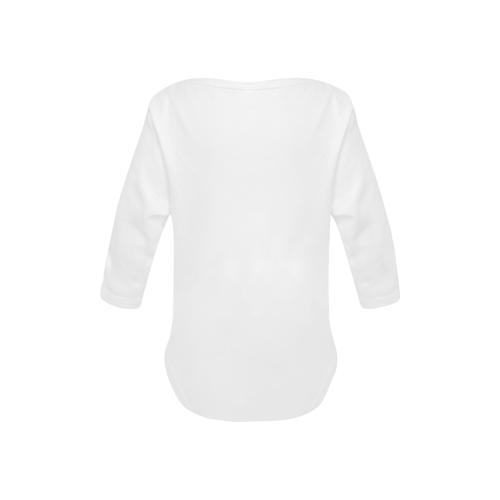 Surprised Seal White Baby Powder Organic Long Sleeve One Piece (Model T27)