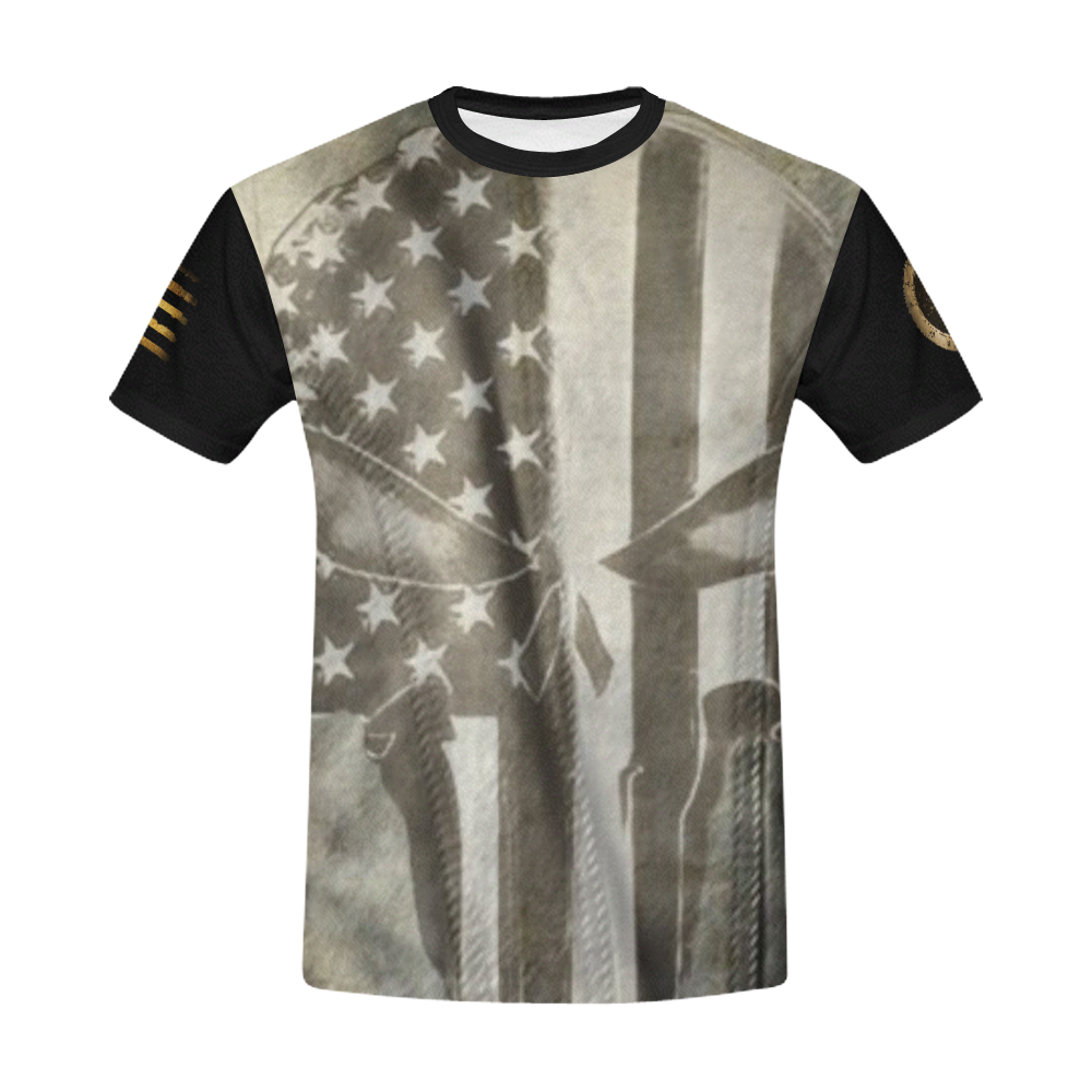 OUTLAW PATRIOT - AMERICAN PUNISHER All Over Print T-Shirt for Men/Large Size (USA Size) Model T40)