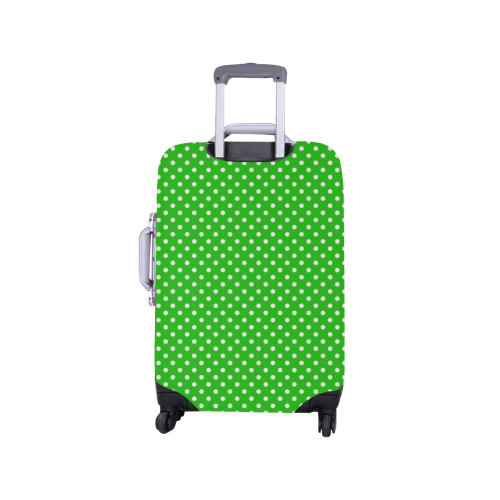Green polka dots Luggage Cover/Small 18"-21"